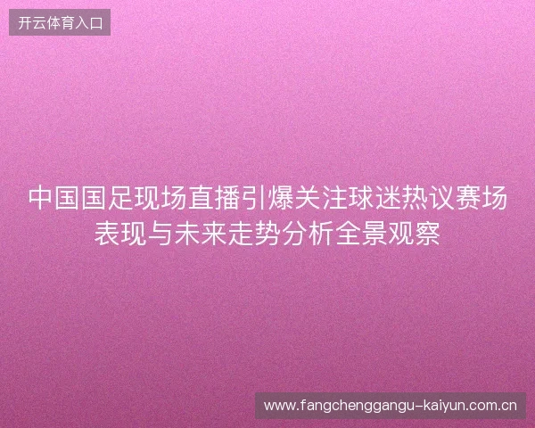 中国国足现场直播引爆关注球迷热议赛场表现与未来走势分析全景观察
